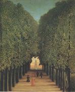 Henri Rousseau The Avenue,Park of Saint-Cloud Spain oil painting artist